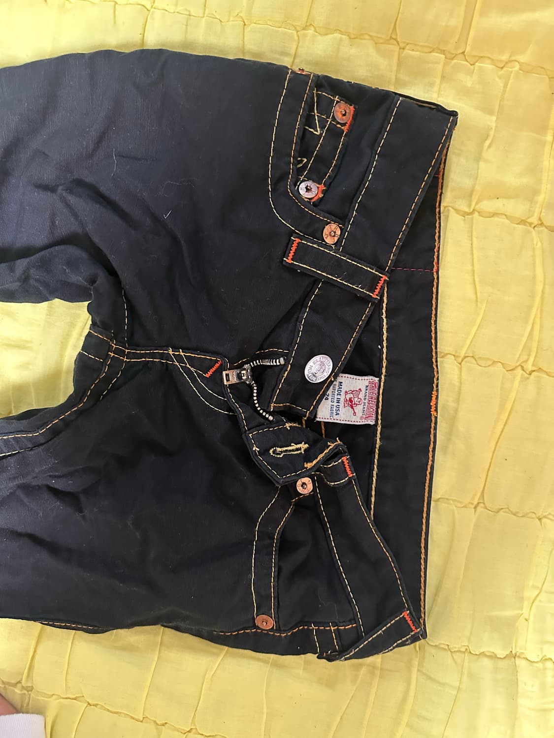 블랙 부츠컷 트루릴리전 펑크 락시크 상품이미지2