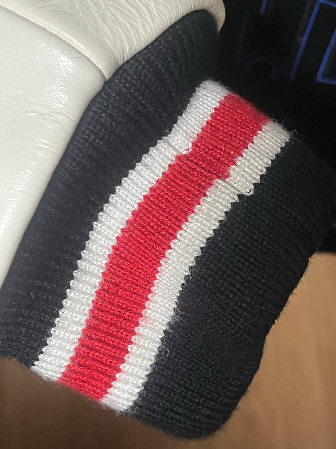 (L)스투시 x 아워레가시 x 데님 티어스 TTL 바시티 자켓 블랙 상품이미지8