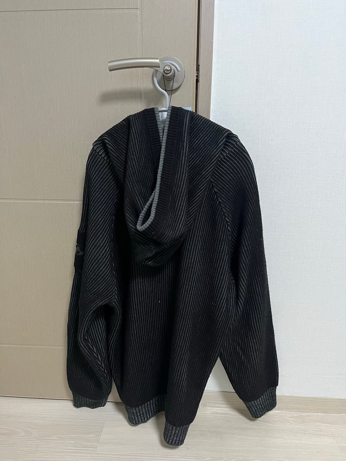 산산기어 Sansan Gear Hooded Knit Black 상품이미지5