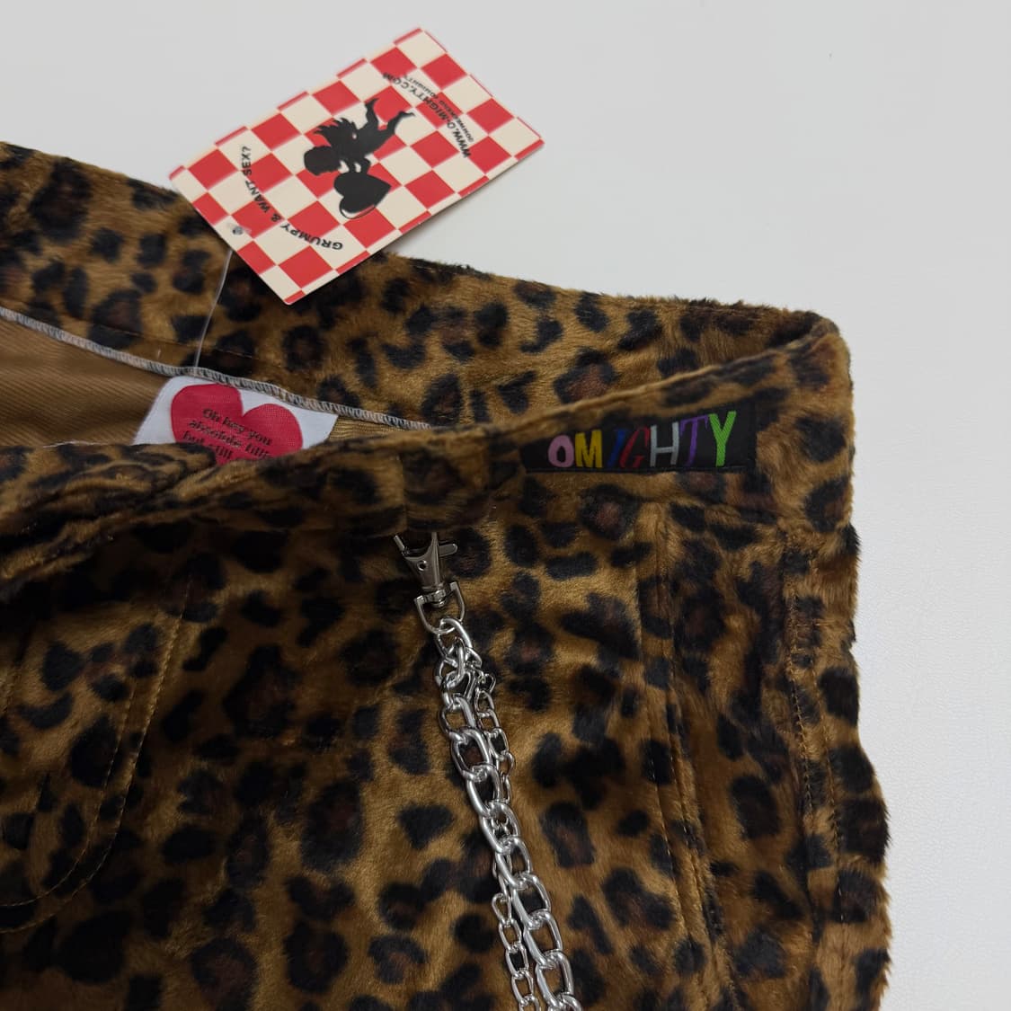 Omighty wildcat chain skirt 상품이미지2