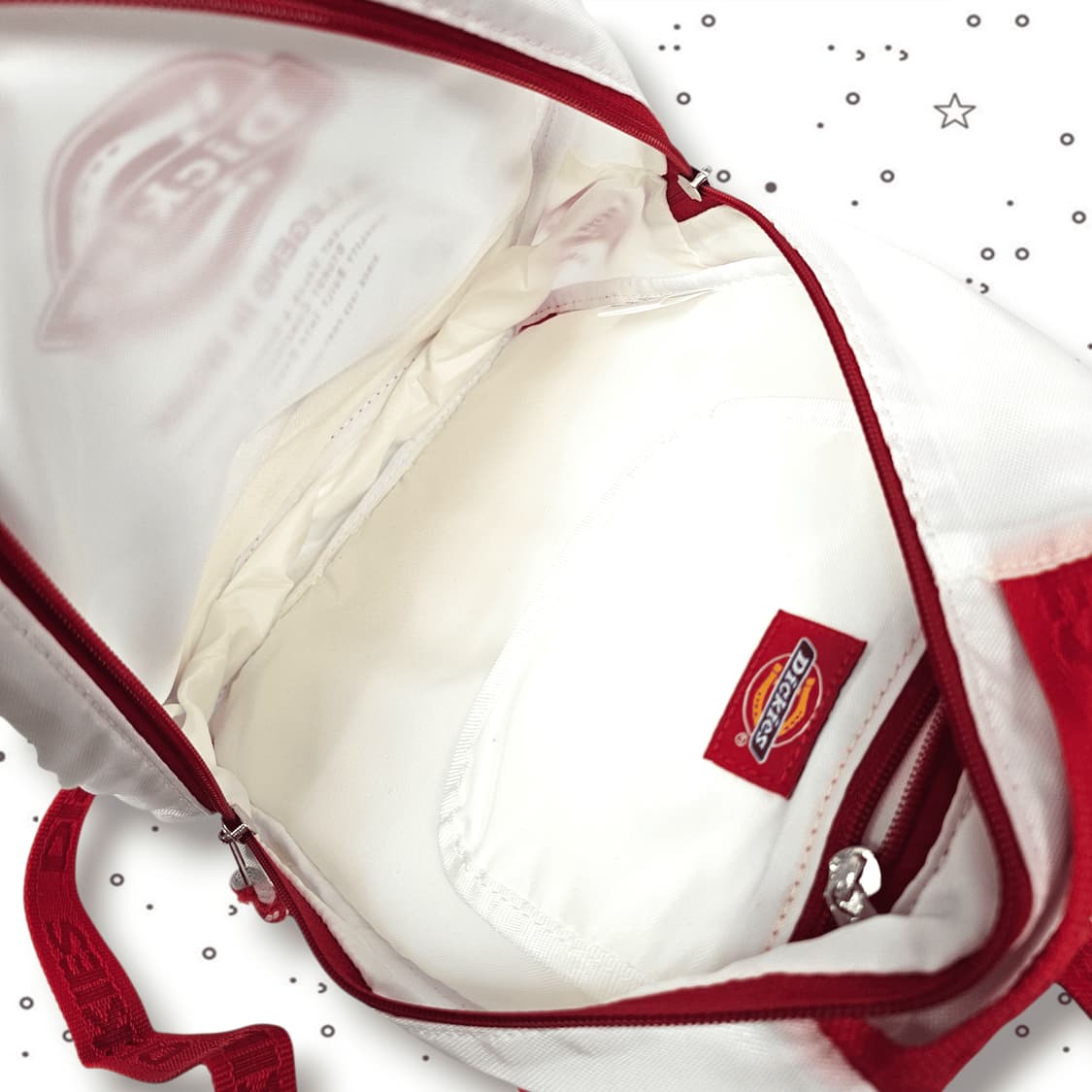 Dickies 디키즈 화이트 레드 미니 백팩 상품이미지9