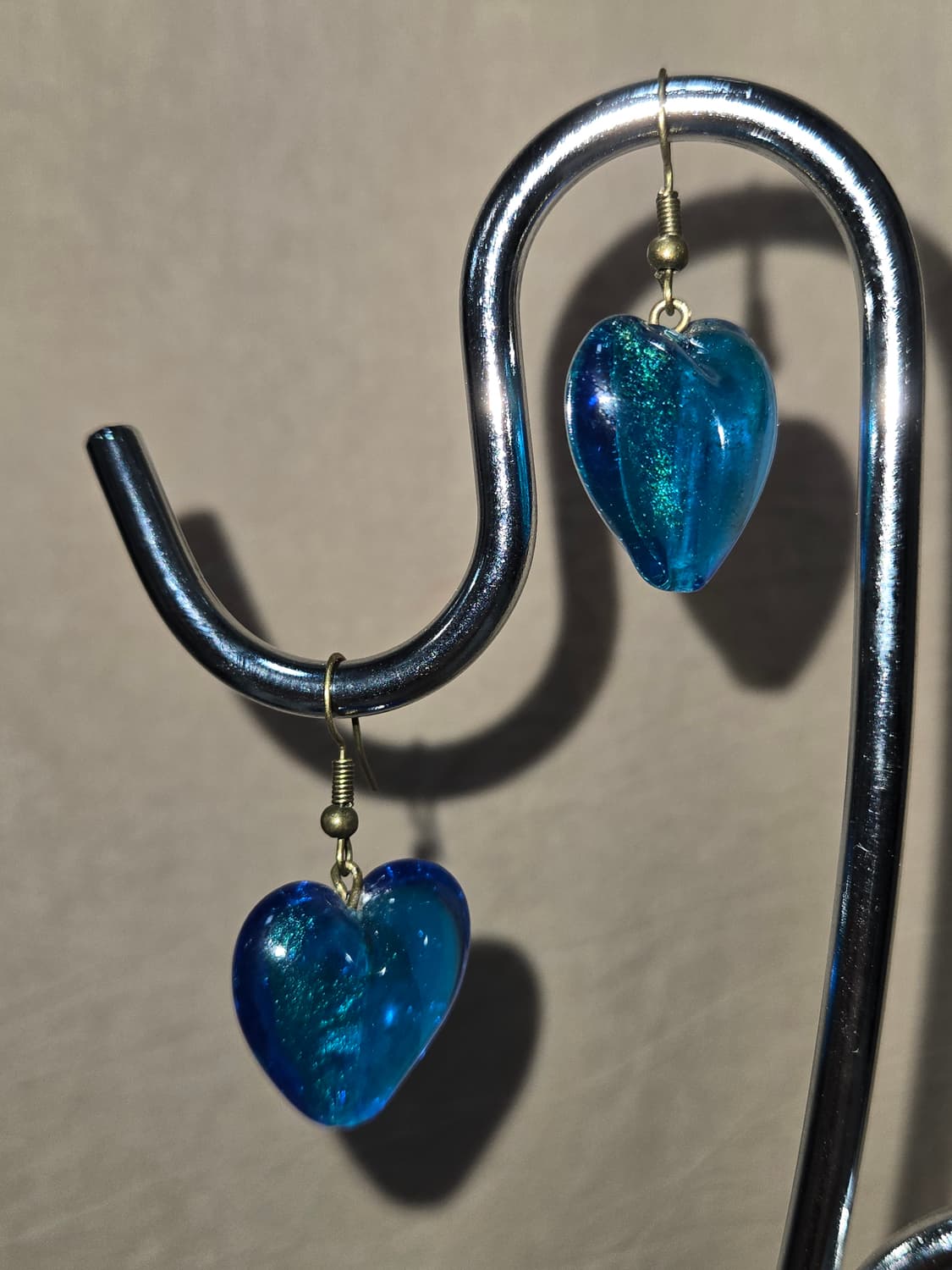 빈티지 수공예 유리 귀걸이 상품이미지2