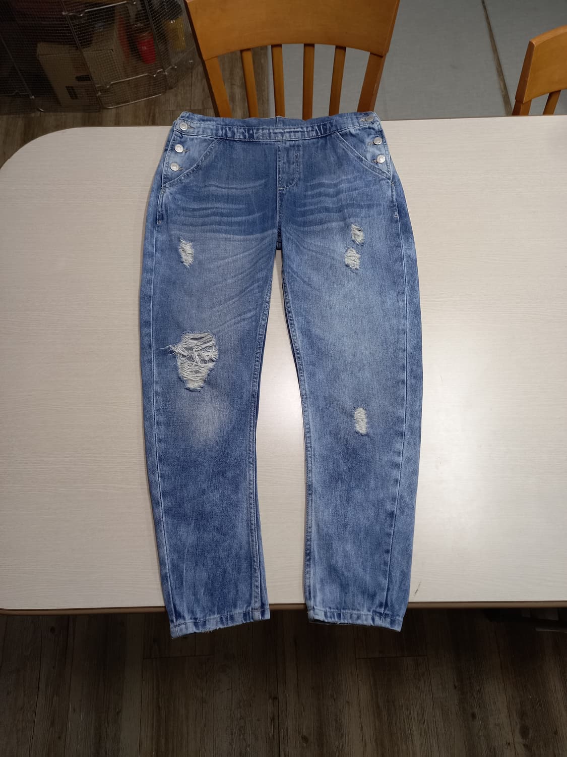 26-27 ZARA TRF 데미지워싱 멜빵진 26-616 상품이미지1