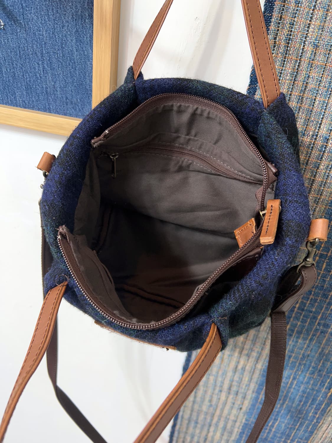 HARRIS TWEED Black Watch Bag 상품이미지8