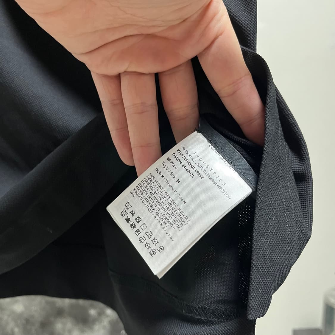 정품 M) 25SS 몽클레어 그래노블 나일론 피케 카라 티셔츠 상품이미지4