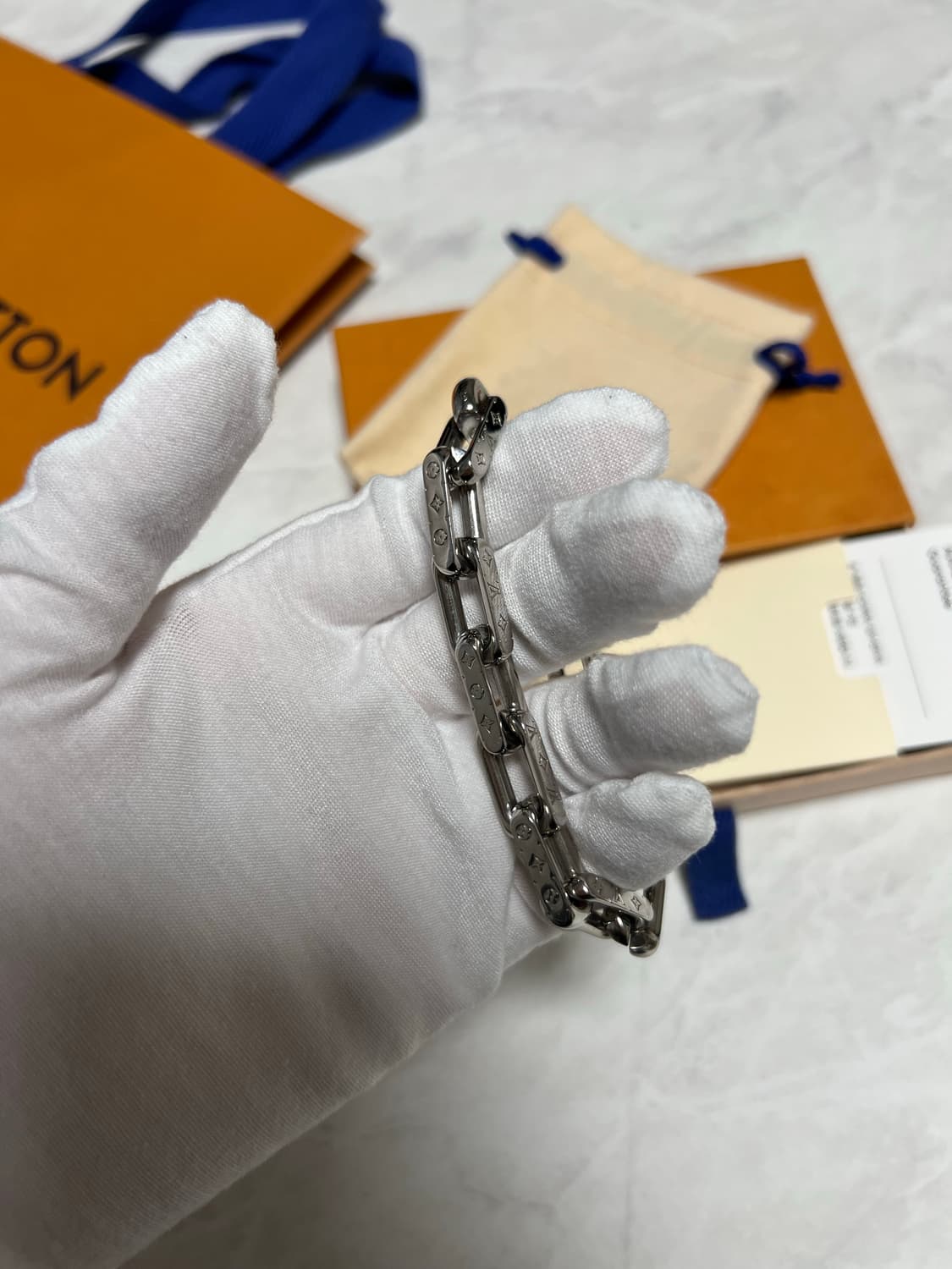 [M] 루이비통 버질아블로 모노그램 체인 팔찌 상품이미지2