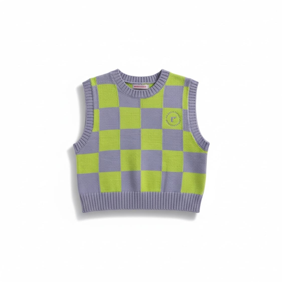 로라로라 체크 니트 조끼 FREE 상품이미지1