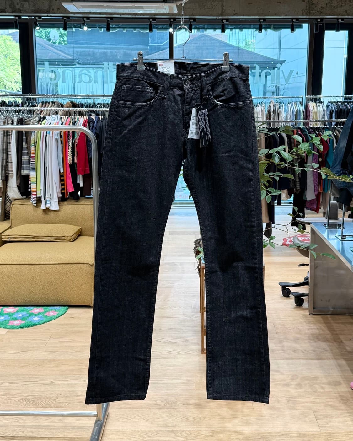리바이스 514 블랙 데님 팬츠  상품이미지1