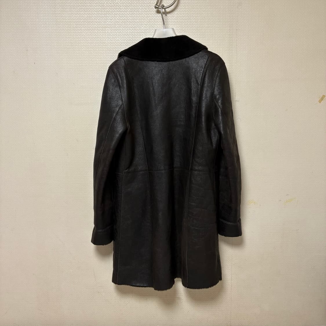 질 샌더 시어링 레더 코트 상품이미지5