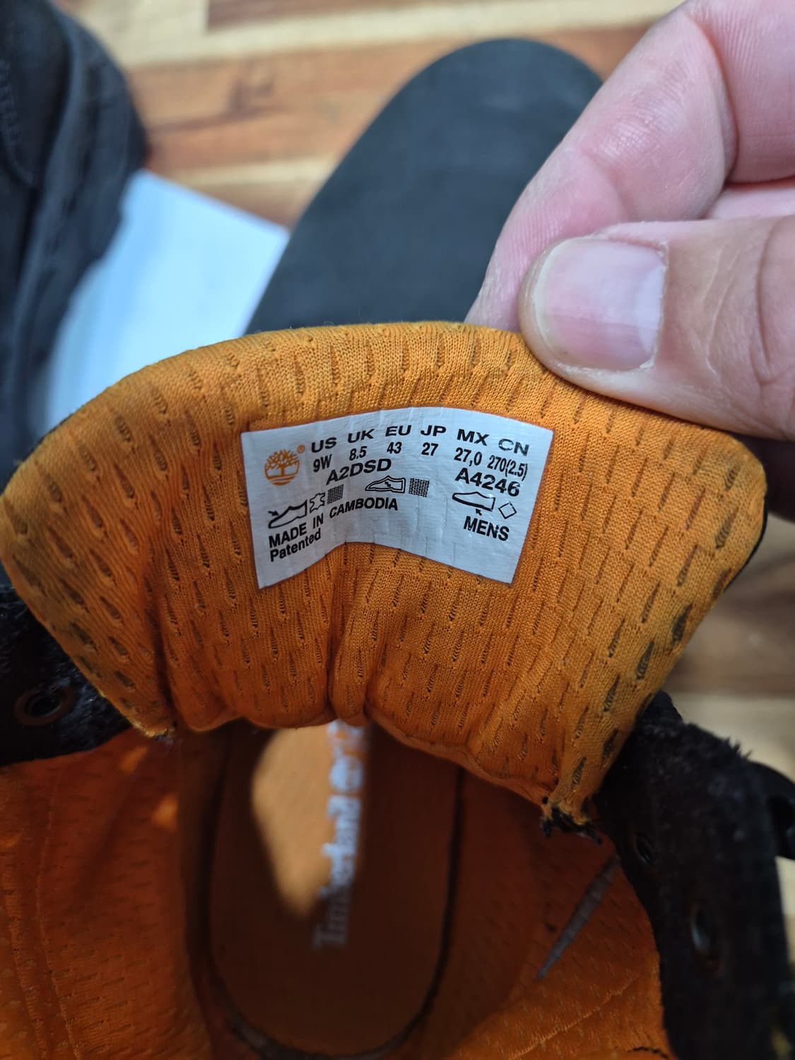 팀버랜드 브루클린 블랙 누벅 부츠 275 상품이미지4