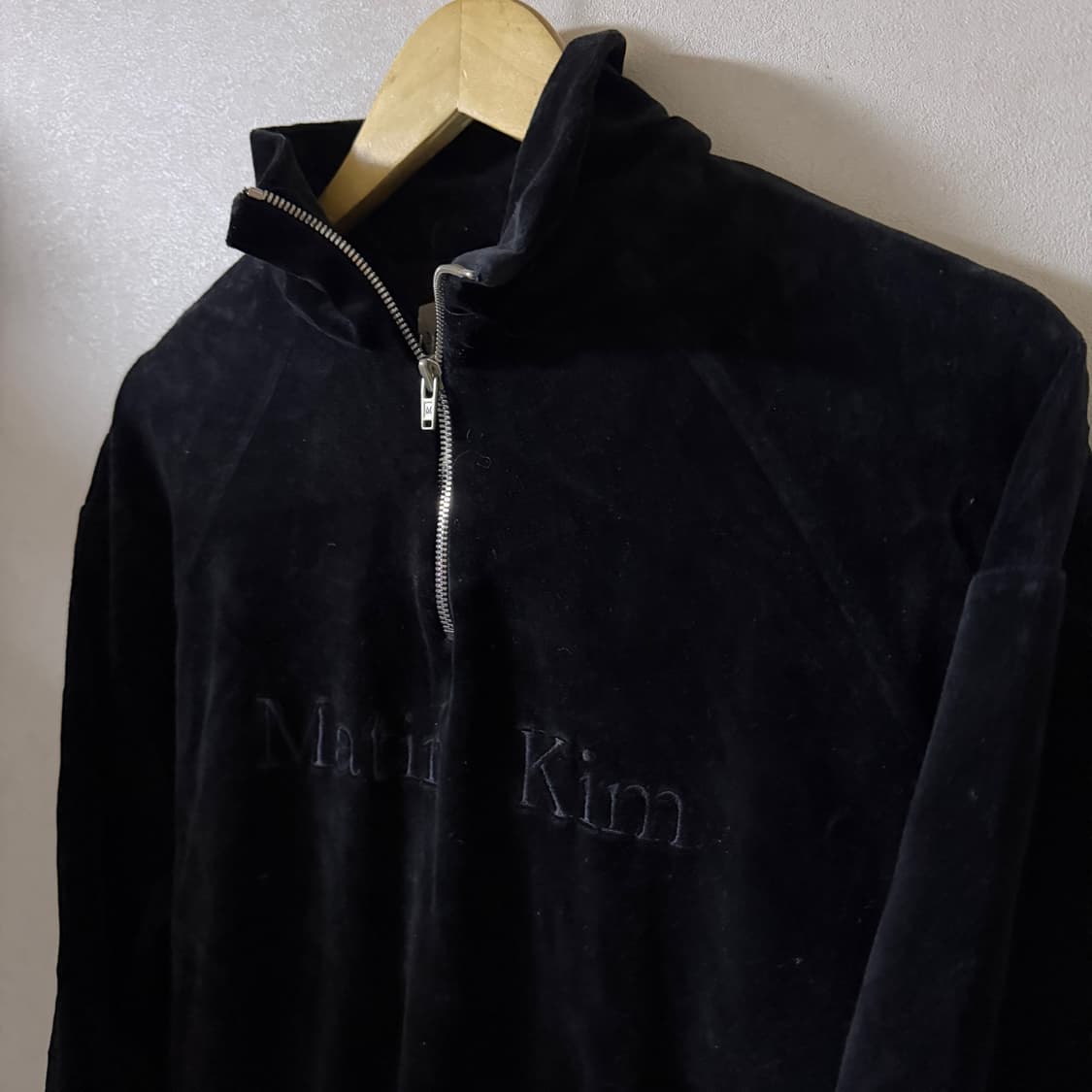 마뗑킴 벨벳 트레이닝 상하의 세트 (프리) 상품이미지2