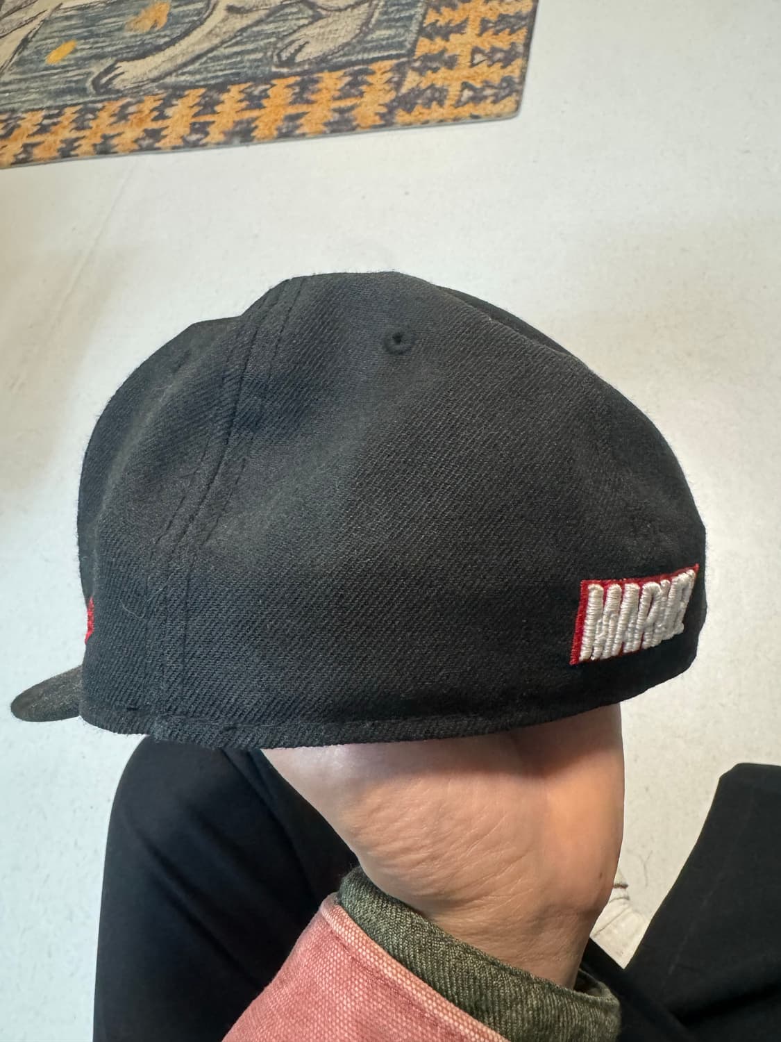 마블 x 뉴에라 콜라보 아이언맨 스냅백 블랙 모자 볼캡 상품이미지3