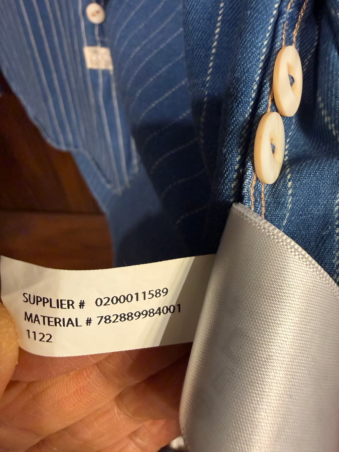 더블알엘 RRL 와바시 인디고 셔츠. 상품이미지6