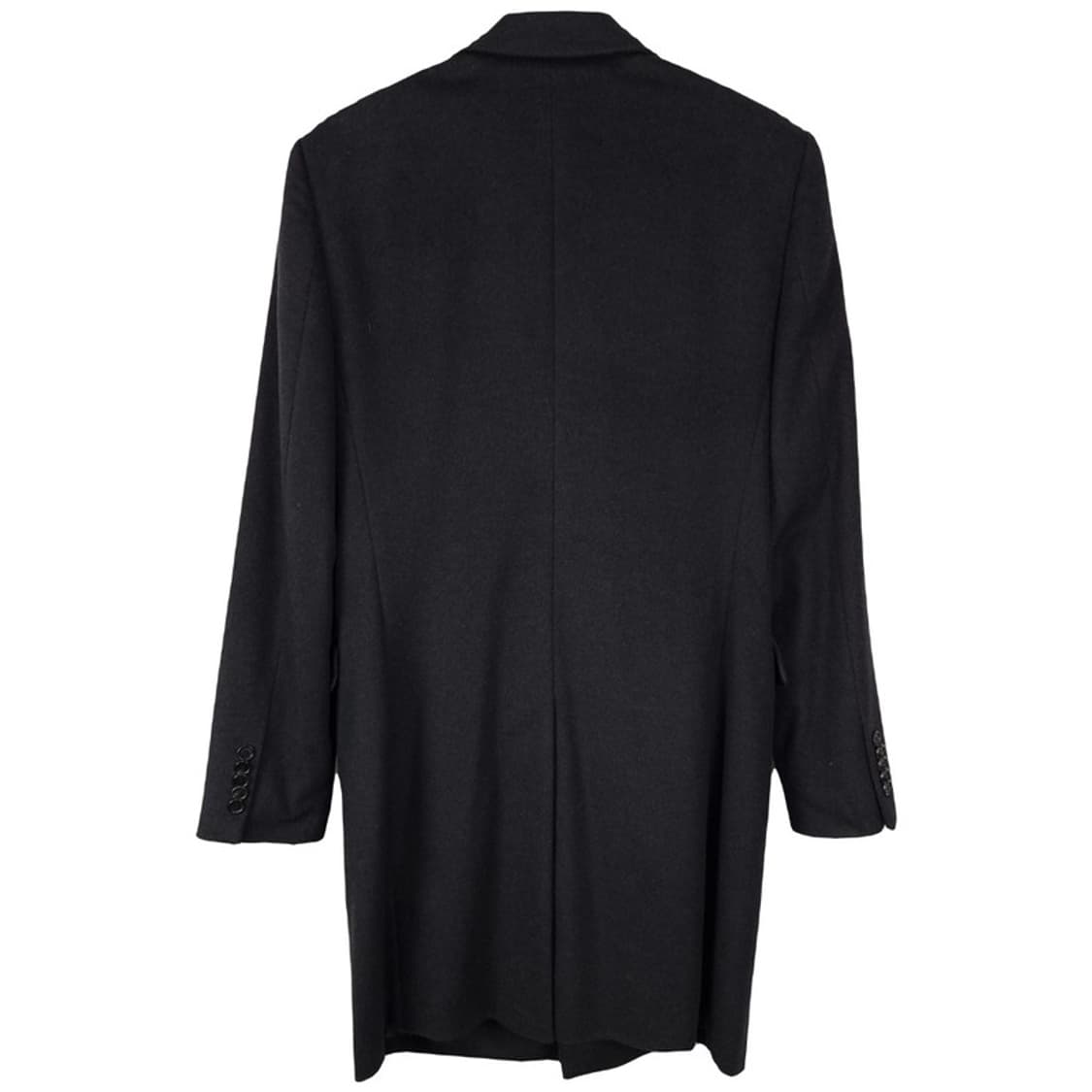 솔리드 옴므 캐시미어 모직 싱글 코트 블랙 P01153 상품이미지3