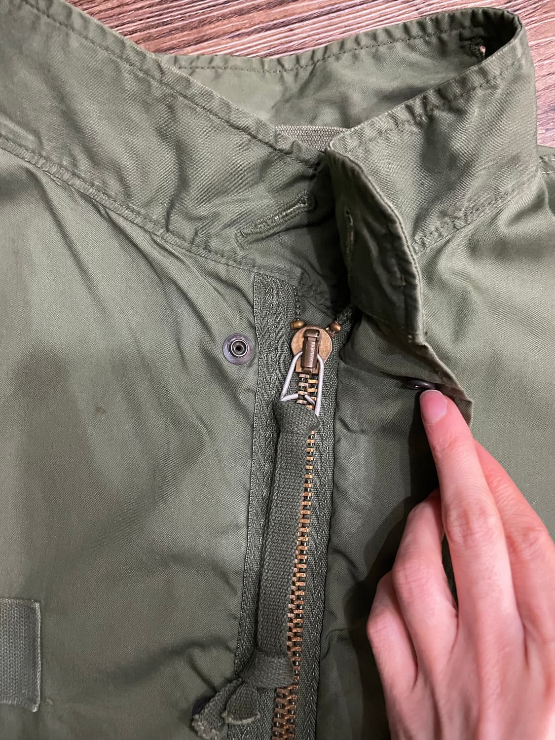 70s 오리지널 미군 m65 피쉬테일 개파카 상품이미지8