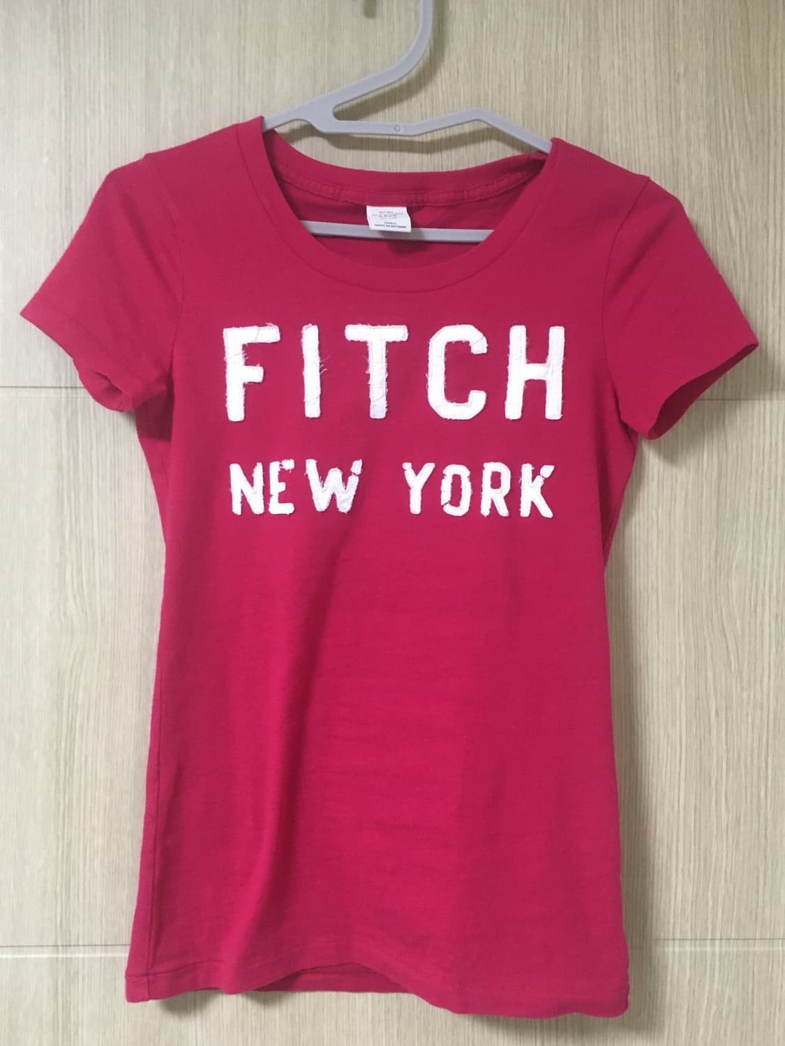 아베크롬비 핑크 패치 반팔 상품이미지1