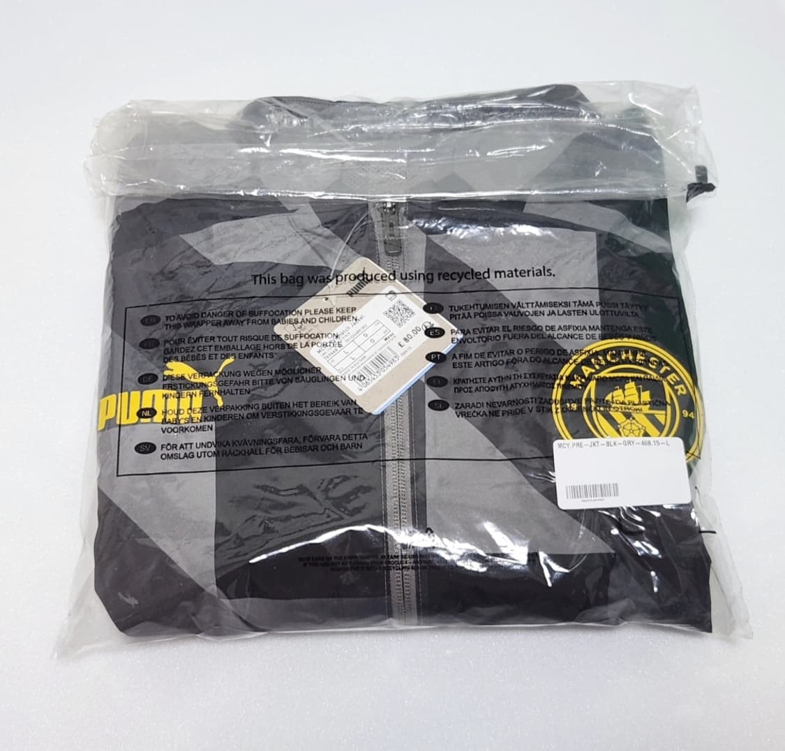 (해외L)맨시티 바람막이 자켓 축구 우븐 트레이닝 맨체스터시티 푸마 상품이미지7