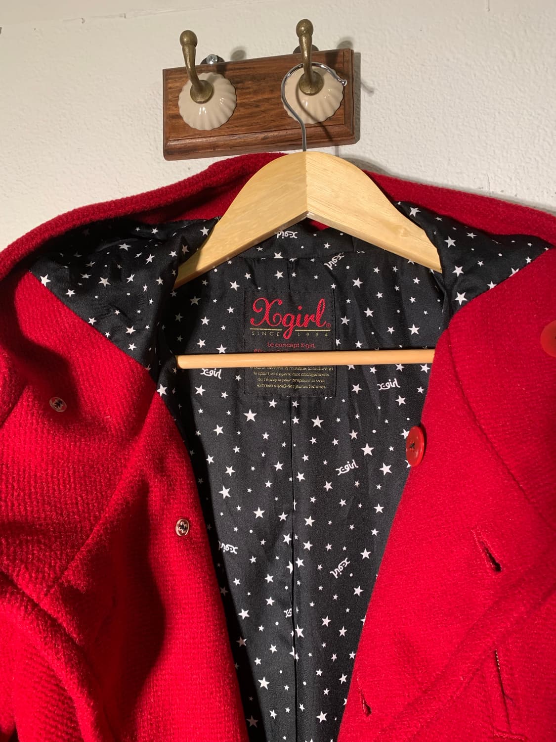 엑스걸 레드 피코트 상품이미지6