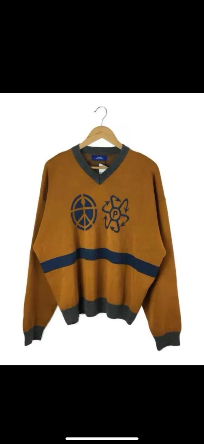 라스벳 RASSBET 초판 니트 스웨터 머스타드 XL 상품이미지1