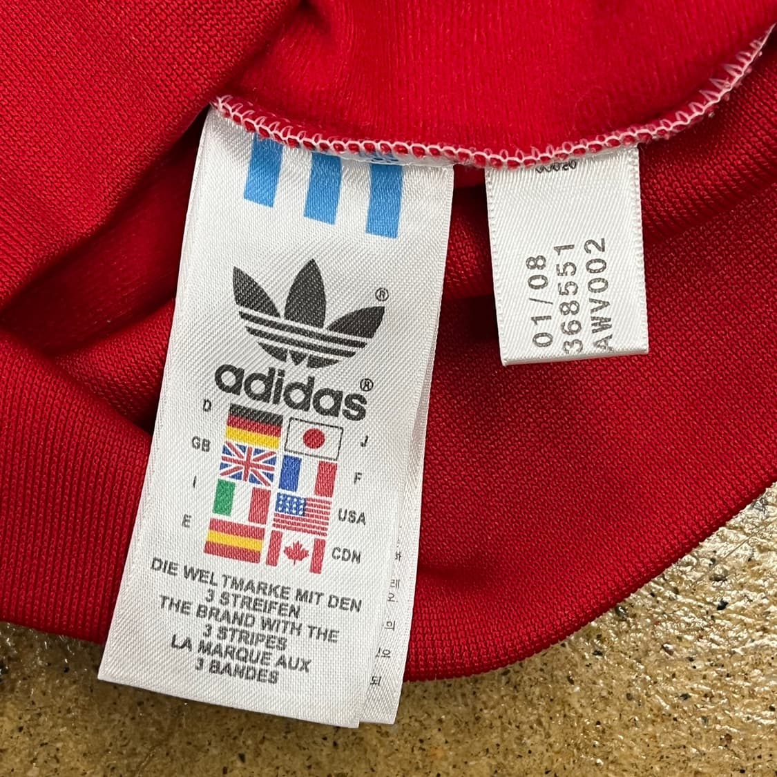 아디다스 흰빨 다이너마이트 져지 트랙탑 90 상품이미지6