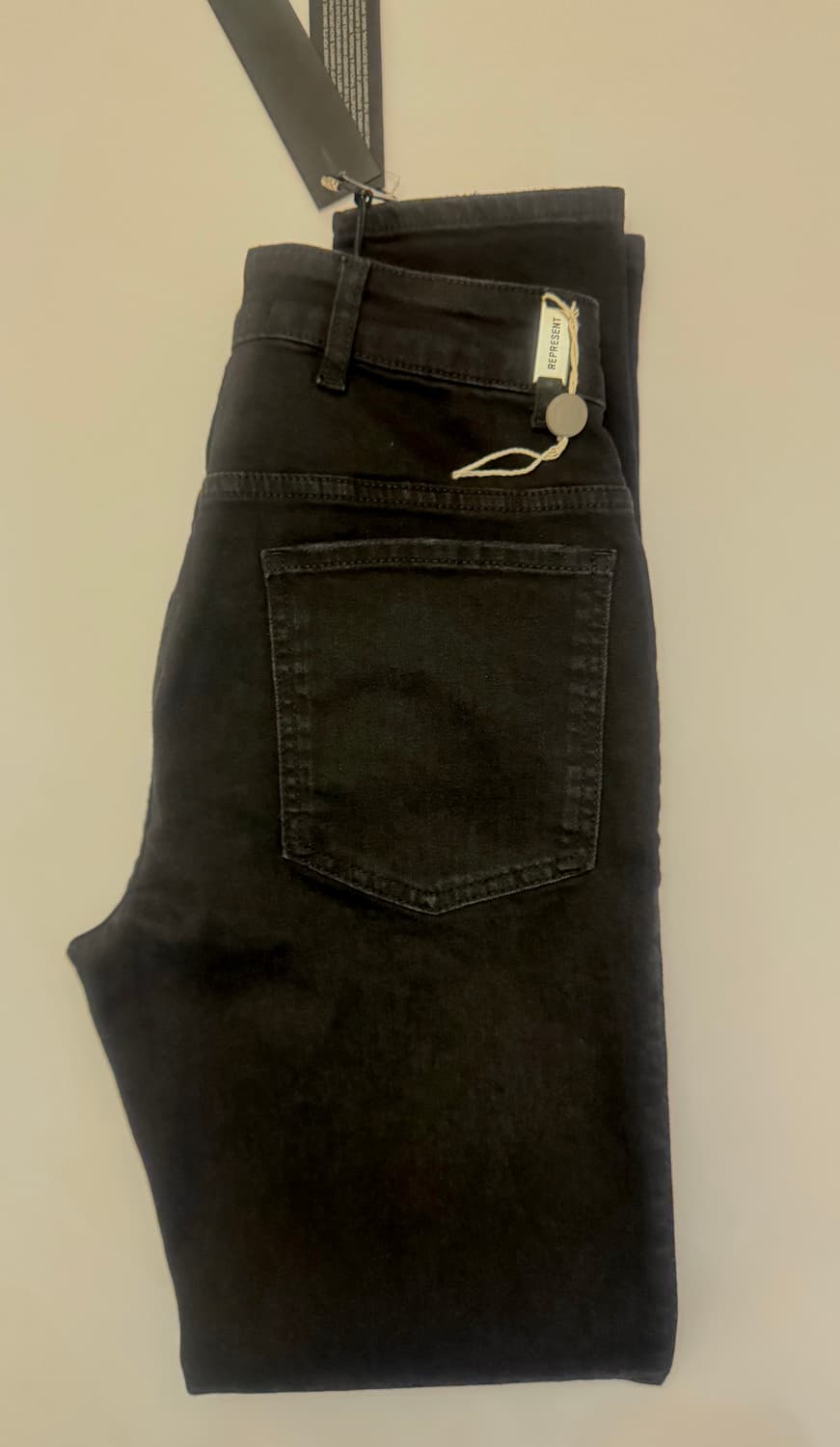 represent   리프레젠트 블랙 워싱 슬림핏  데님 팬츠  상품이미지6