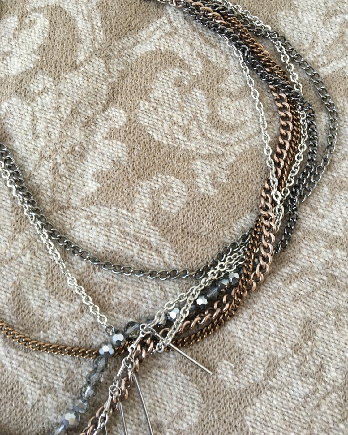 chain layered necklace 상품이미지5