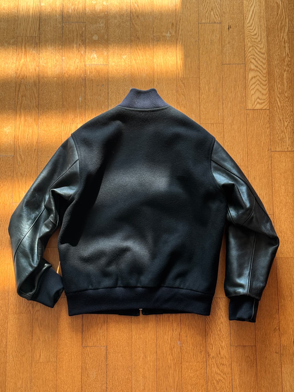 헤리티지 플로스 레더 바시티 자켓 S  상품이미지6