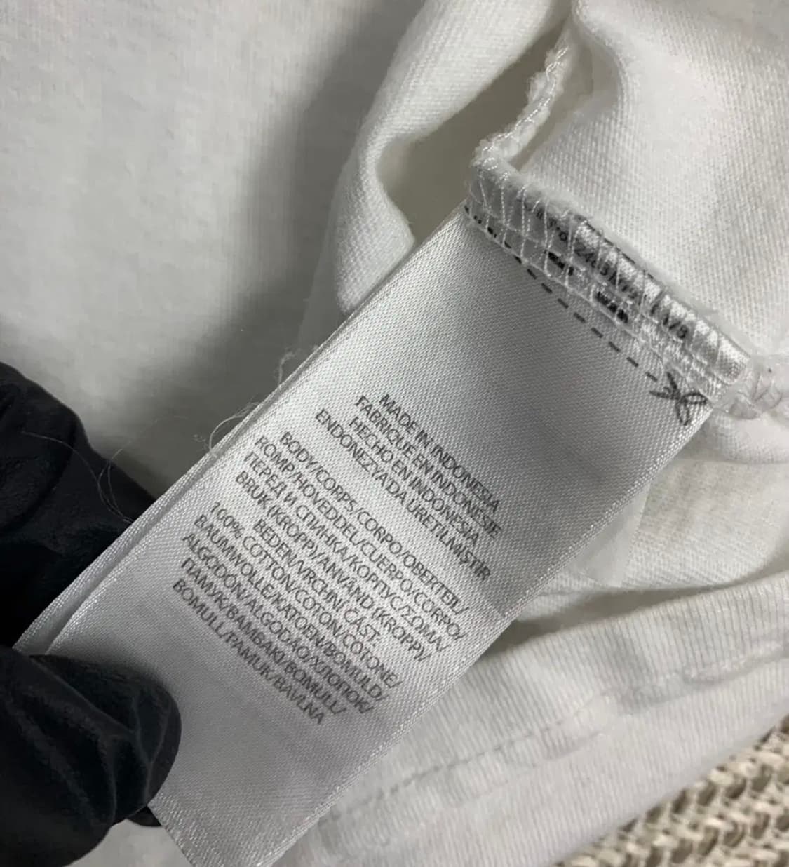 폴로 랄프로렌 화이트 반팔 티셔츠 XL 상품이미지4