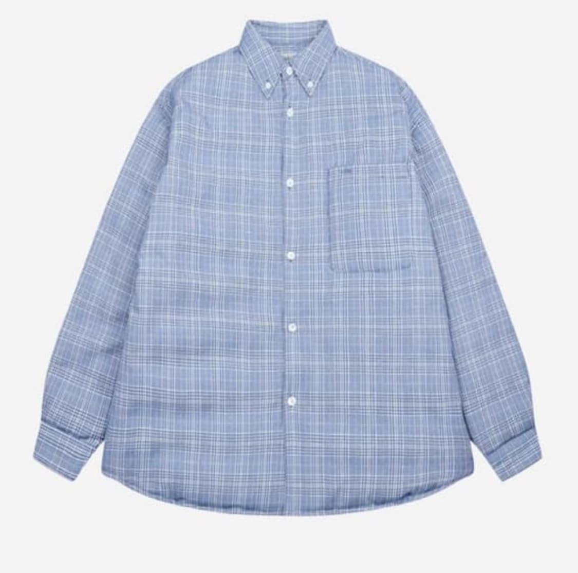 stu 패딩셔츠 패디드 셔츠 L 구스다운 상품이미지2