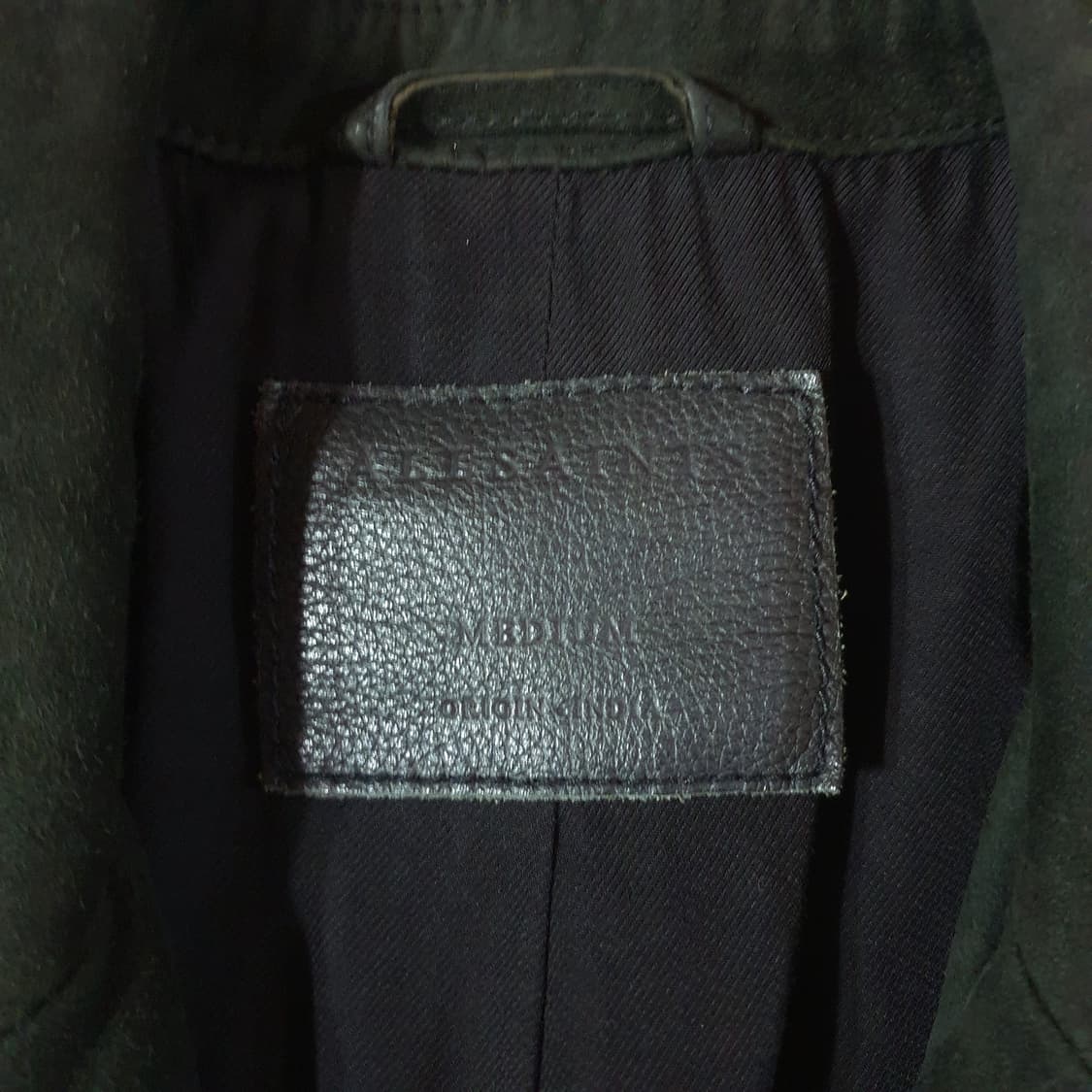 올세인츠 머피 고트 레더 스웨이드 바이커 라이더 자켓 M 상품이미지7