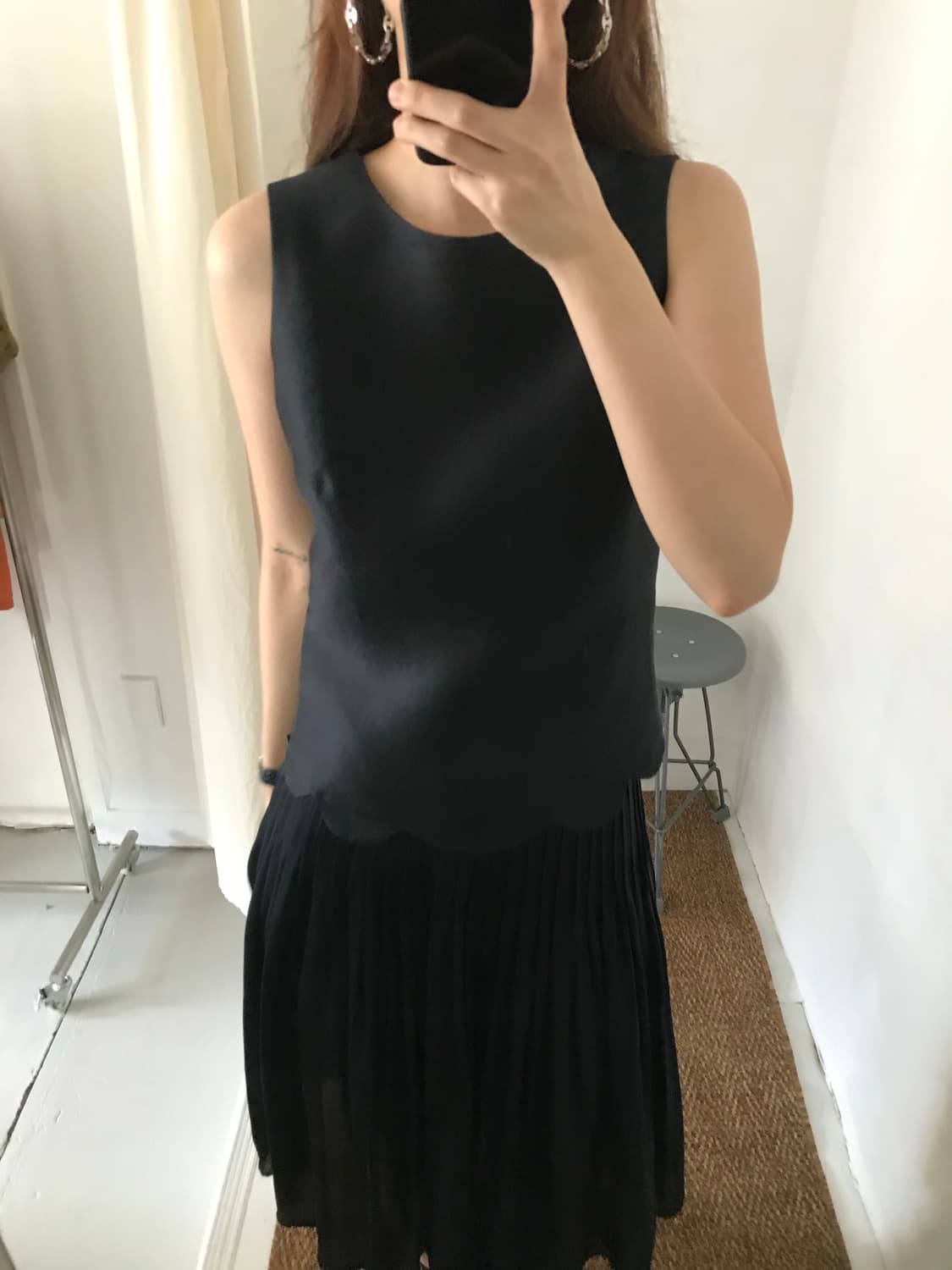 black silk blouse 상품이미지7