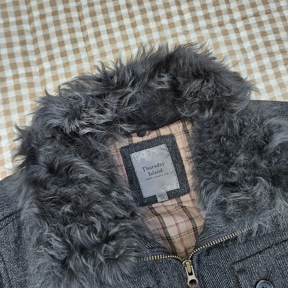 써스데이아일랜드 울 집업점퍼 남자100 상품이미지2