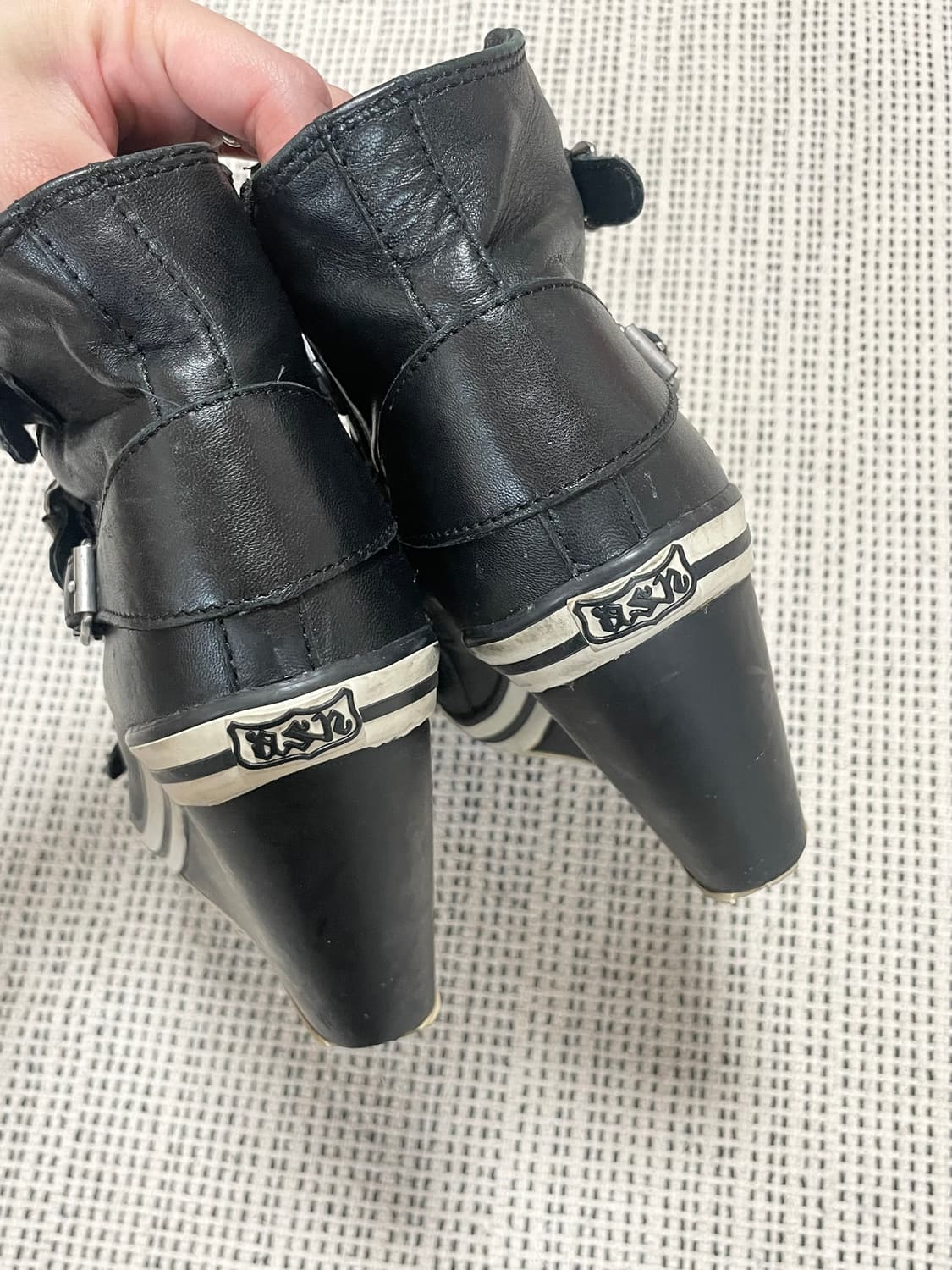 Ash belted leather hightop sneakers 37 상품이미지3