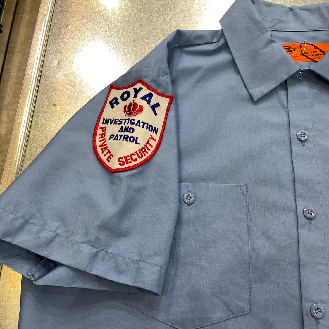 (L) Dickies 디키즈 반팔 워크 셔츠 패치 상품이미지8