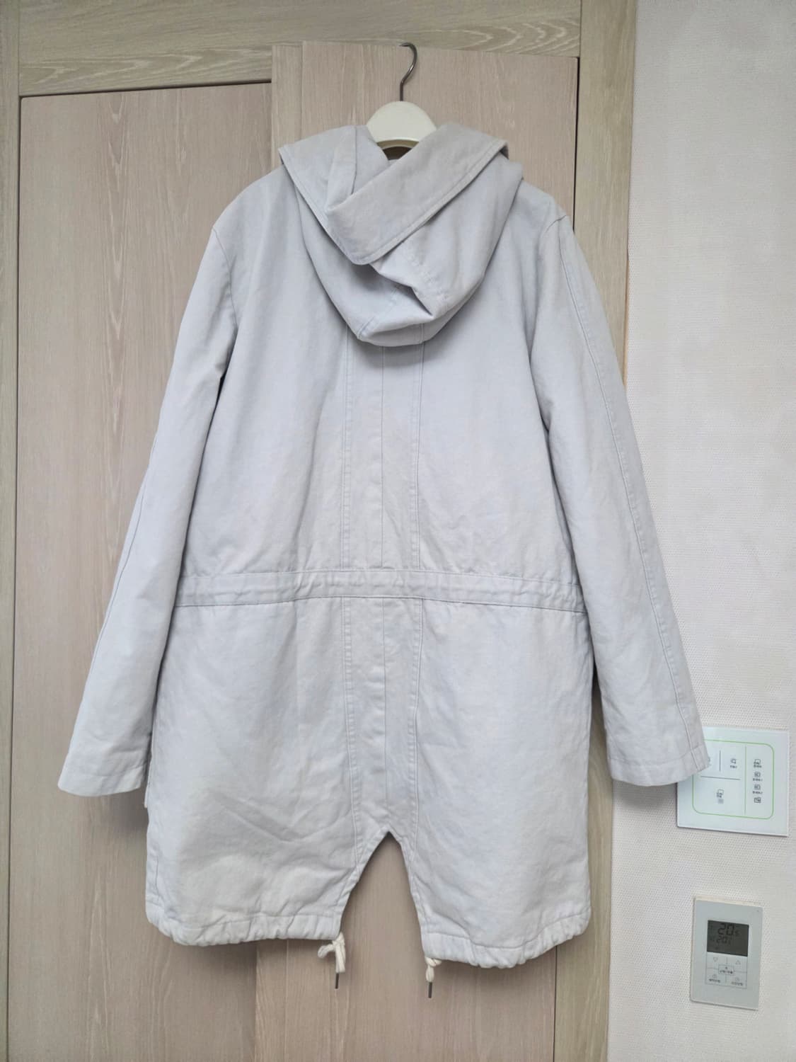 화이트 코튼 야상 상품이미지2