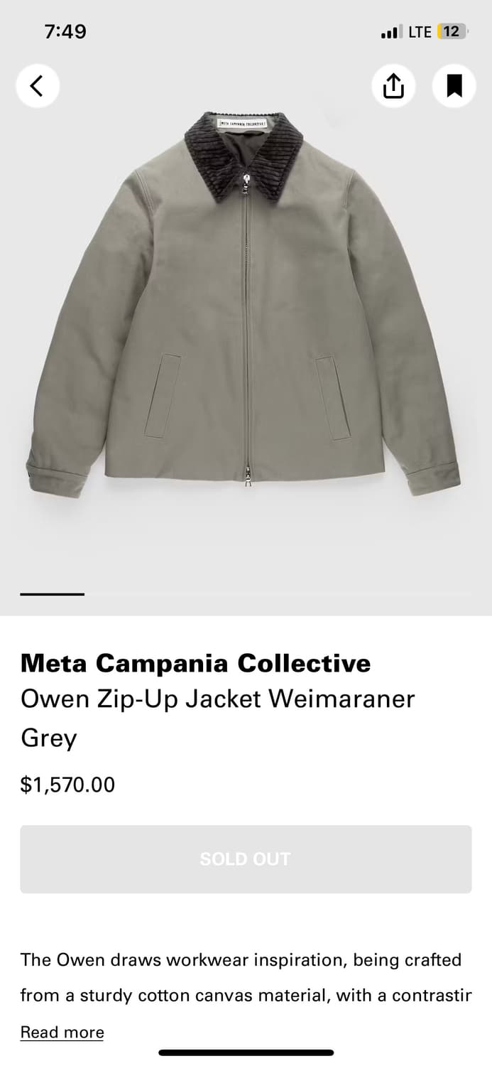 meta campania collective owen jacket 상품이미지1
