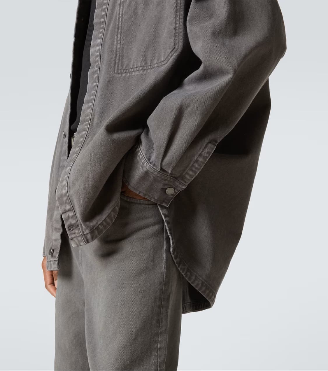 엔타이어스튜디오 허르큘린 셔츠 스톤 라이트 S사이즈 상품이미지4