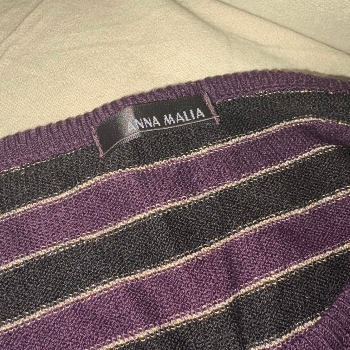 JPN Vintage 에스닉 오리엔탈 스트라이프 니트 상품이미지4