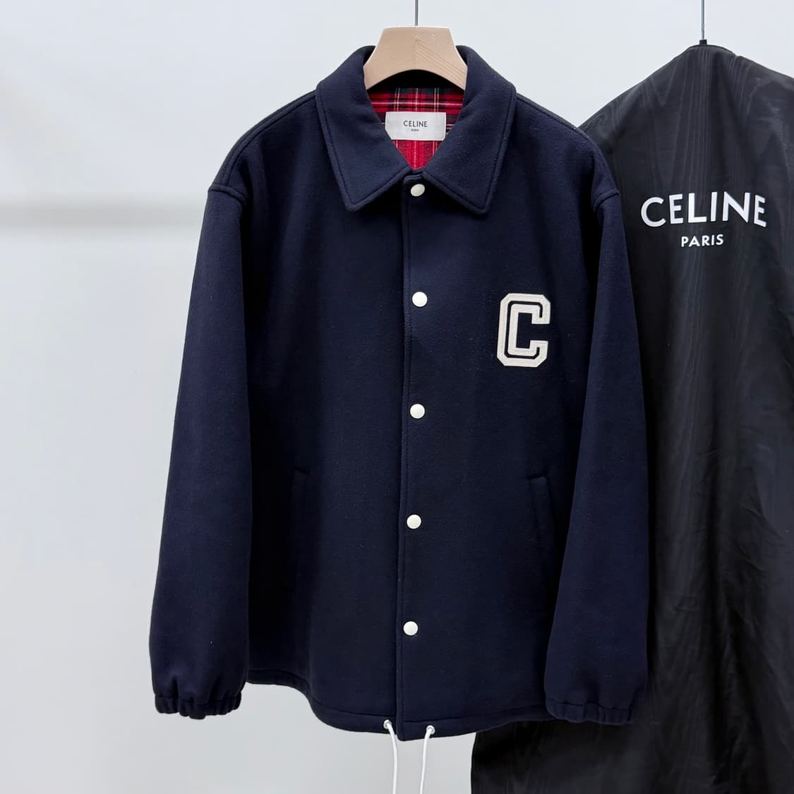 [S+급/54] 셀린느 더블 페이스 울 코치 자켓 상품이미지1