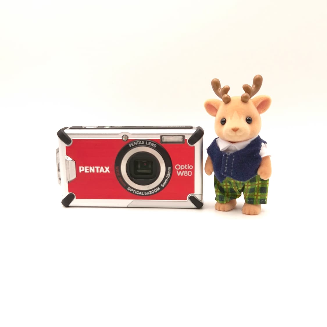 한글지원 방수 🏊‍♂️펜탁스 옵티오 W80 레드 ✨ 상품이미지1