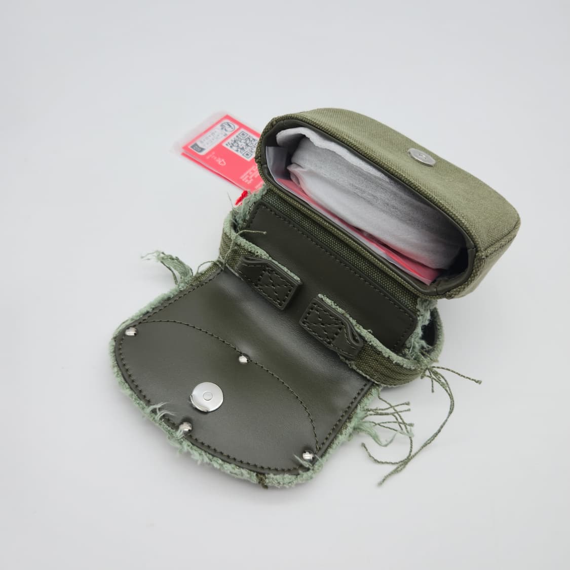 디젤 1DR 밀리터리 그린 미니백 한정판 [BSCFW12529-0732] 상품이미지6