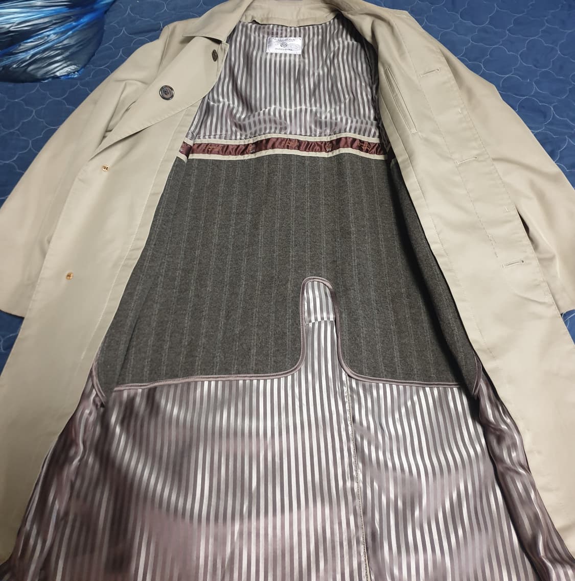 캠브리지멤버스 퍼스트클래스 슈퍼파인 실크코튼 발마칸 트렌치코트 (100) 상품이미지3