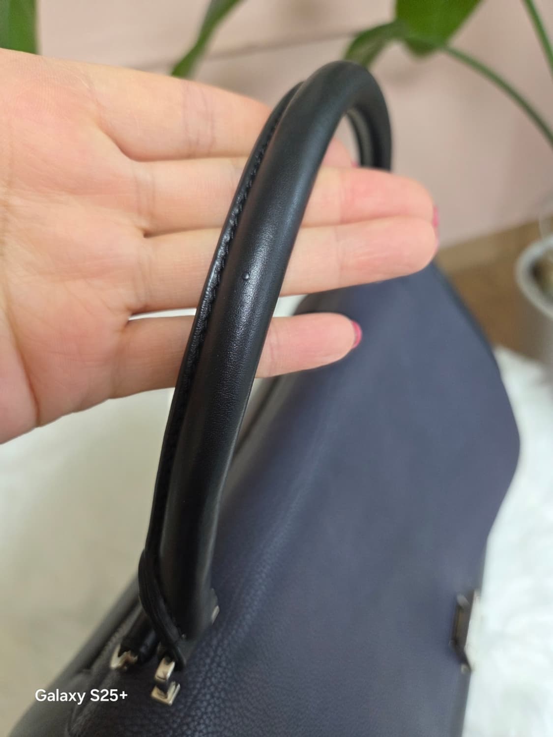 셀린느 트라페즈 가방 네이비 블랙 화이트+ 스트랩 상품이미지4