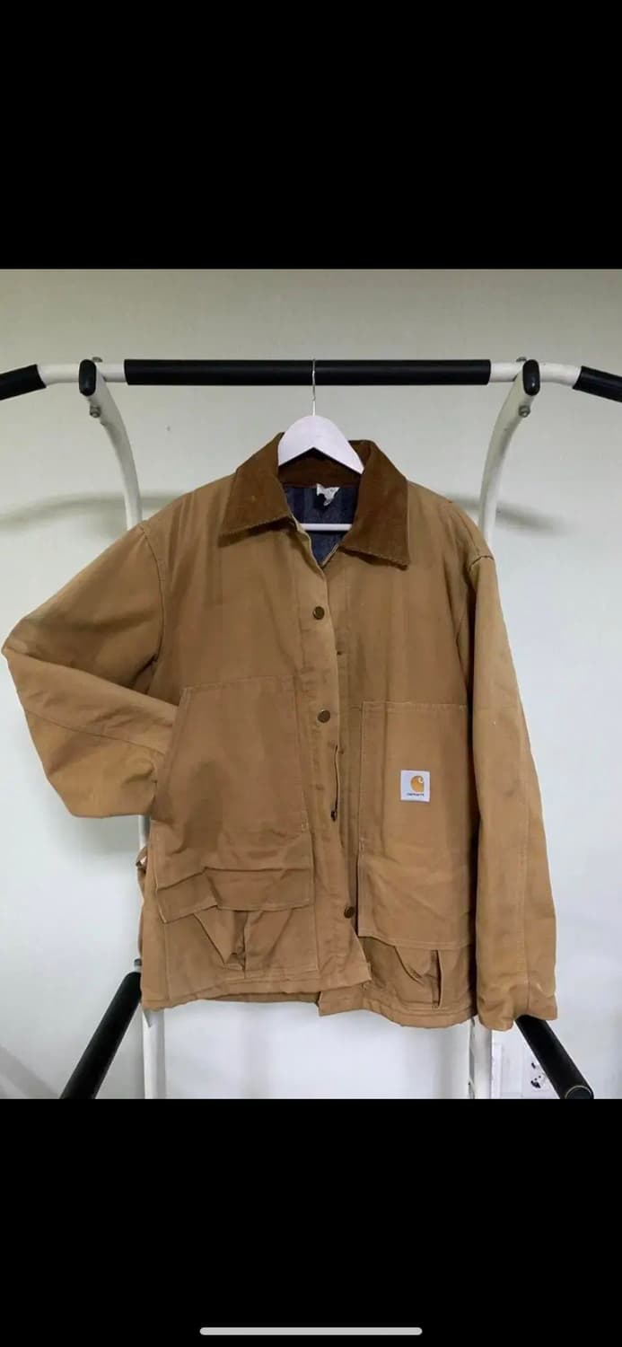 80s og 빈티지 레어 칼하트 헌팅 포켓 자켓 파카 점퍼 상품이미지1