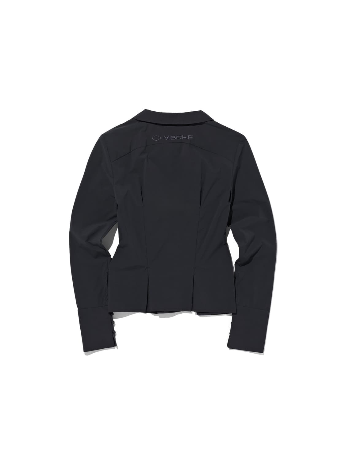 [L] 미스치프 셔링 셔츠 SHIRRING SHIRT-CHARCOAL 상품이미지2