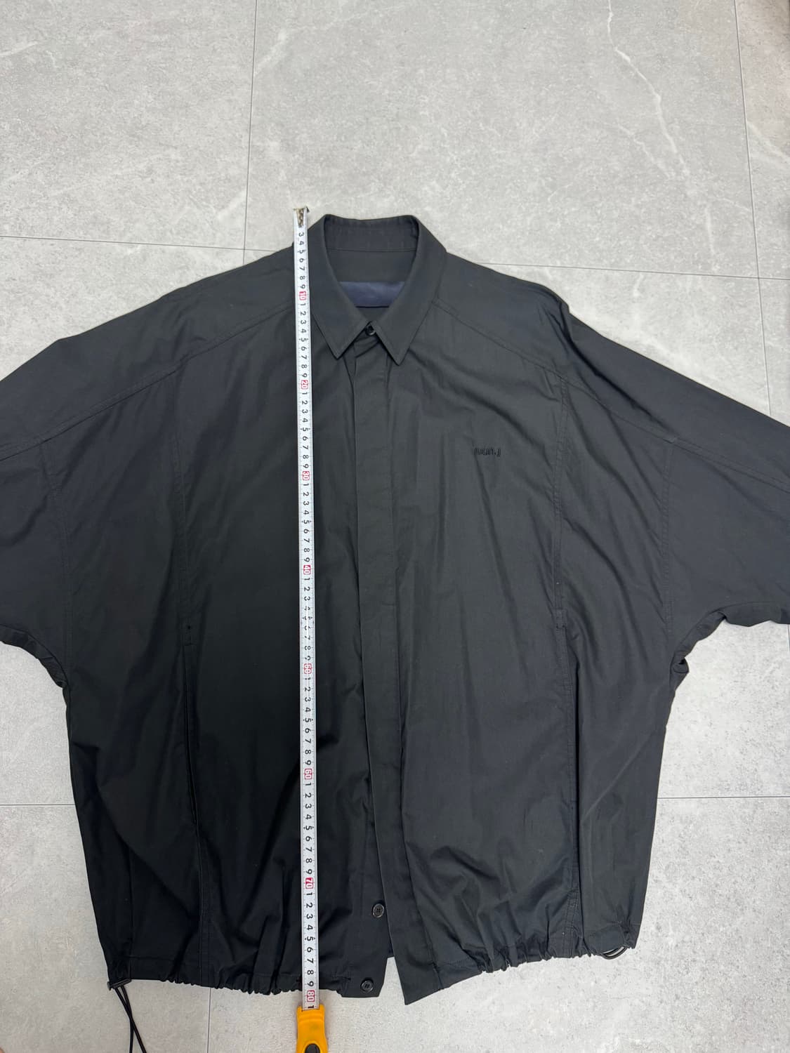 준지 juun.j 블랙 스트링 셔츠 자켓 46 stein 코모리 모이프 상품이미지4