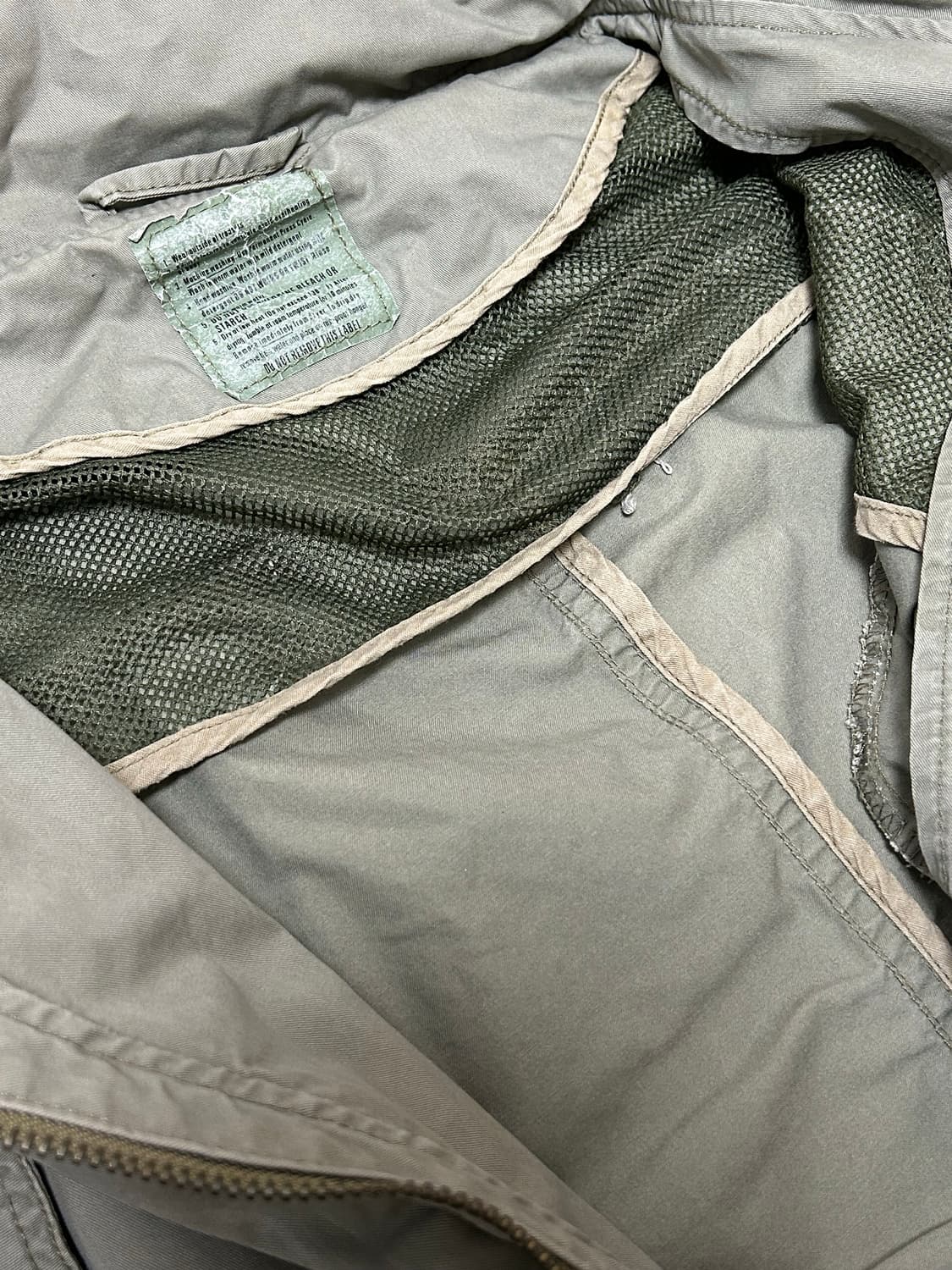 밀리터리 카키 풀집업 후드 멀티 포켓자켓 상품이미지9