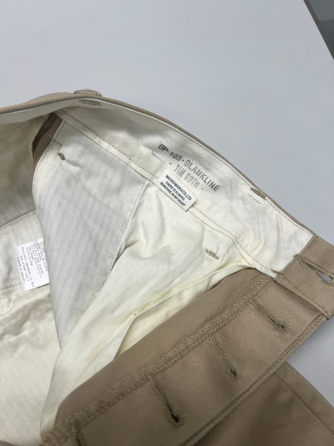 와코마리아 팀로스 헤비 치노팬츠 L 상품이미지7