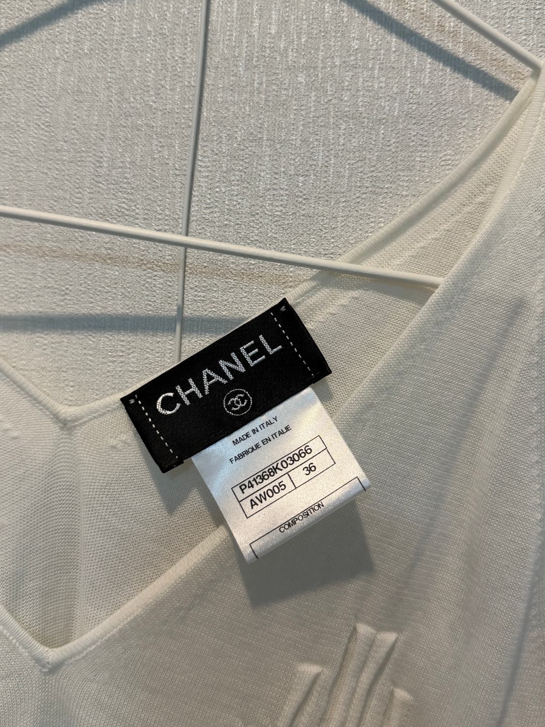 빈티지 샤넬 슬리브리스 화이트 (36 사이즈) 상품이미지4