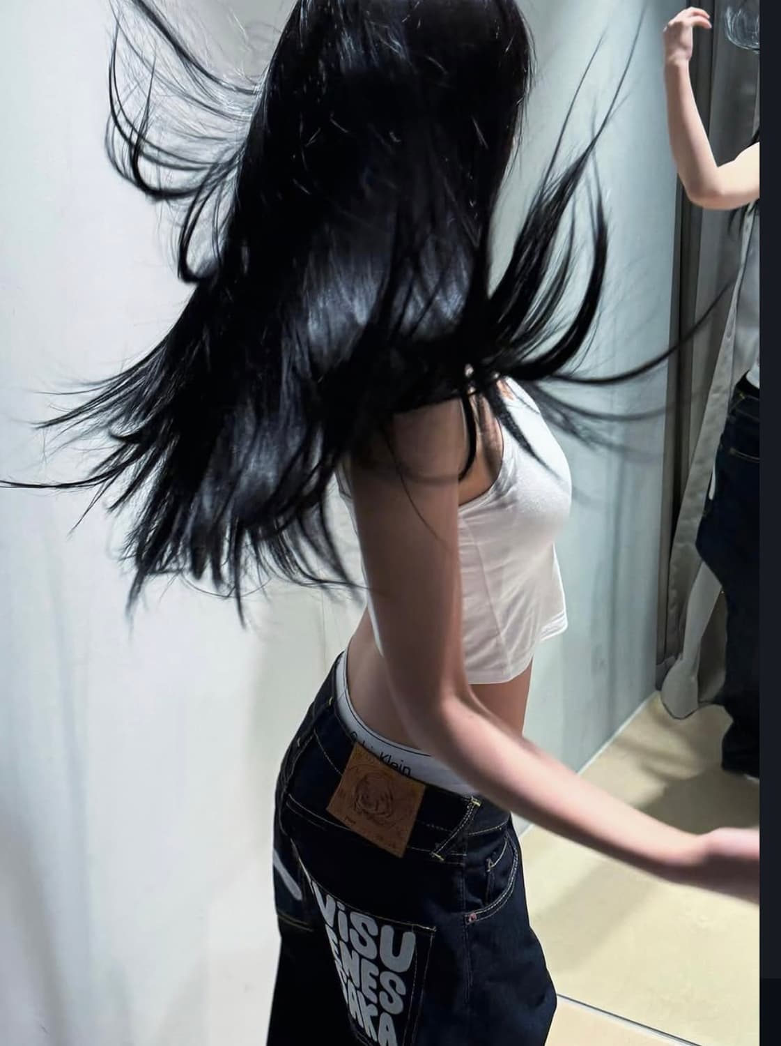 에비수 오사카 진 데님 청바지 상품이미지1